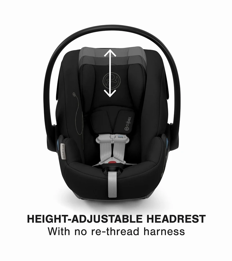 Cybex COYA Compact Stroller + Cloud G Lux SensorSafe Travel System Bundle - Rose Gold / Sepia Black / Moon Black 3 Cybex COYA Compact Stroller + Cloud G Lux SensorSafe Travel System Bundle - Rose Gold / Sepia Black / Moon Black - Image 2