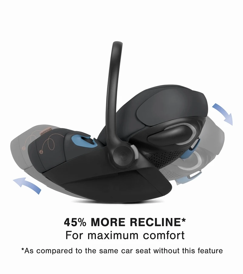 Cybex COYA Compact Stroller + Cloud G Lux SensorSafe Travel System Bundle - Rose Gold / Sepia Black / Moon Black 4 Cybex COYA Compact Stroller + Cloud G Lux SensorSafe Travel System Bundle - Rose Gold / Sepia Black / Moon Black - Image 3