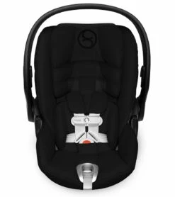 Cybex COYA Compact Stroller + Cloud Q SensorSafe Travel System Bundle - Matte Black / Peach Pink / Stardust Black -Cybex cybex coya compact stroller cloud q sensorsafe travel system bundle chrome sepia black stardust black 7 13