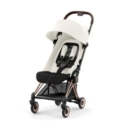 CYBEX Coya Compact Stroller - Off White -Cybex cybex coya off white flat 4
