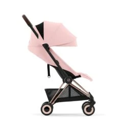CYBEX Coya Compact Stroller - Peach Pink -Cybex cybex coya peach pink rose gold flat 2