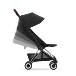 CYBEX Coya Compact Stroller - Sepia Black -Cybex cybex coya sepia black chrome black flat
