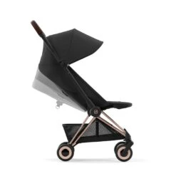 CYBEX Coya Compact Stroller - Sepia Black -Cybex cybex coya sepia black rose gold flat