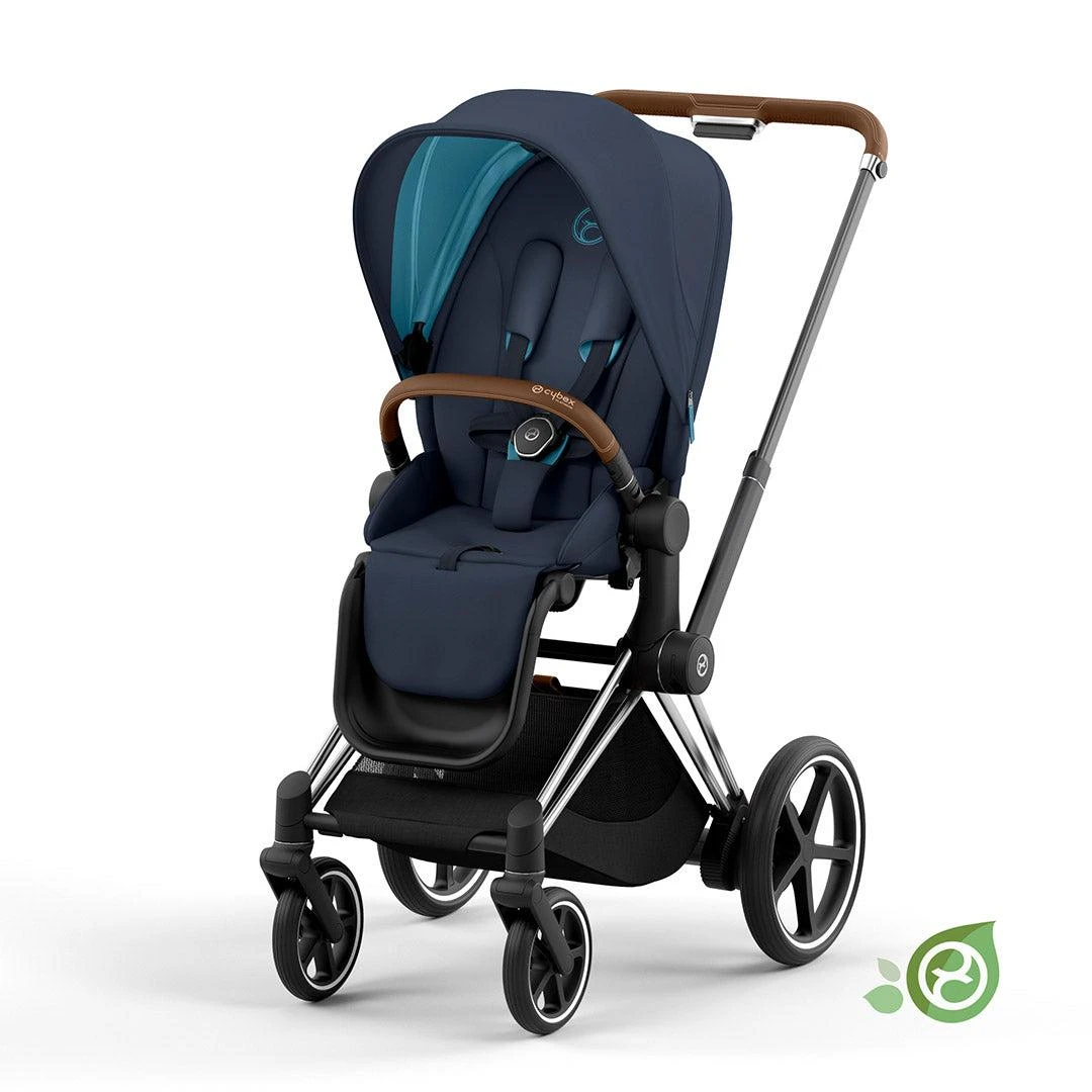 CYBEX E-Priam Pushchair - Conscious Collection - Dark Navy (2022) 5 CYBEX E-Priam Pushchair - Conscious Collection - Dark Navy (2022) - Image 3
