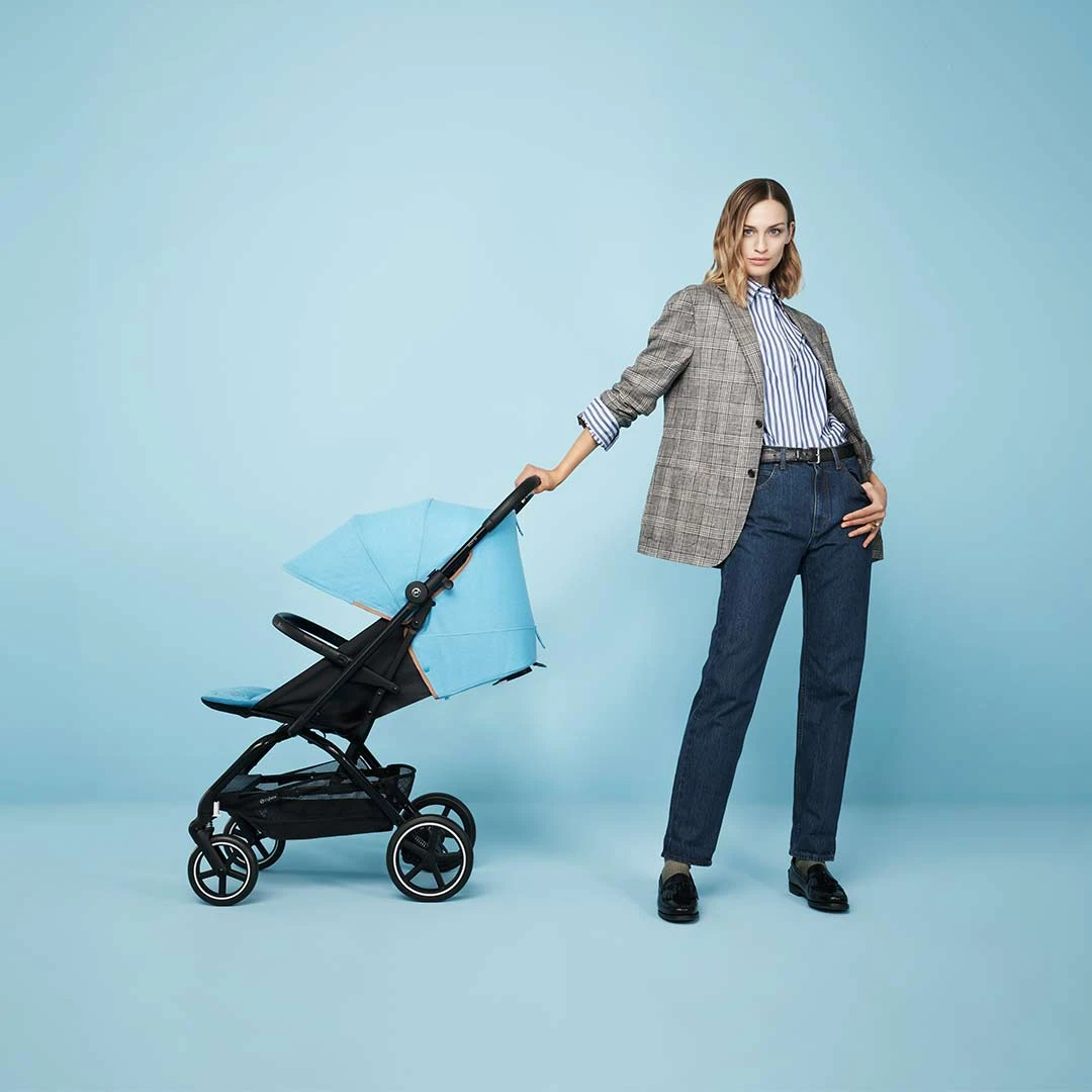CYBEX Eezy S+2 Pushchair - Beach Blue (2022) 4 CYBEX Eezy S+2 Pushchair - Beach Blue (2022) - Image 2