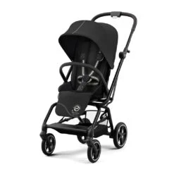 CYBEX Eezy S Twist+2 Pushchair - Black/Moon Black (2022)