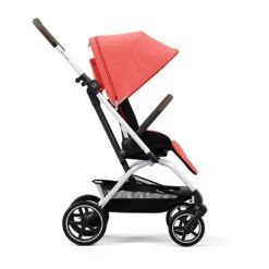 CYBEX Eezy S Twist+2 Pushchair - Silver/Hibiscus Red (2022) -Cybex cybex eezy s twist 2 pushchair silver hibiscus red 5
