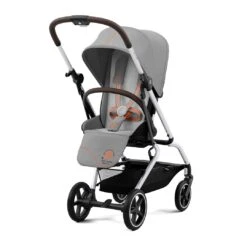 CYBEX Eezy S Twist+2 Pushchair - Silver/Lava Grey (2022) -Cybex cybex eezy s twist 2 pushchair silver lava grey