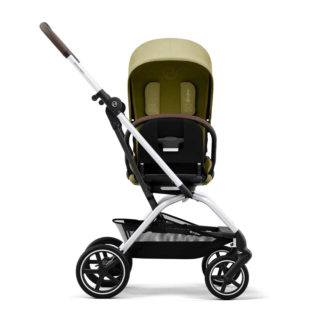 CYBEX Eezy S Twist+2 Pushchair - Silver/Nature Green (2022) 4 CYBEX Eezy S Twist+2 Pushchair - Silver/Nature Green (2022) - Image 2