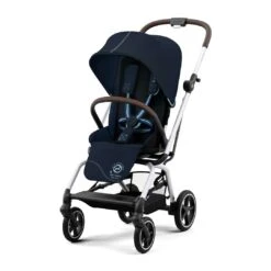 CYBEX Eezy S Twist+2 Pushchair - Silver/Ocean Blue (2022)