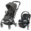 Cybex Eezy S Twist 2 Stroller + Aton 2 SensorSafe Travel System Bundle - Soho Grey / Lavastone Black -Cybex cybex eezy s twist 2 stroller aton 2 sensorsafe travel system bundle soho grey lavastone black 71