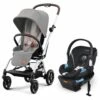 Cybex Eezy S Twist +2 V2 Stroller + Aton 2 Sensorsafe Travel System Bundle - Lava Grey / Lavastone Black -Cybex cybex eezy s twist 2 v2 stroller aton 2 sensorsafe travel system bundle lava grey lavastone black 53