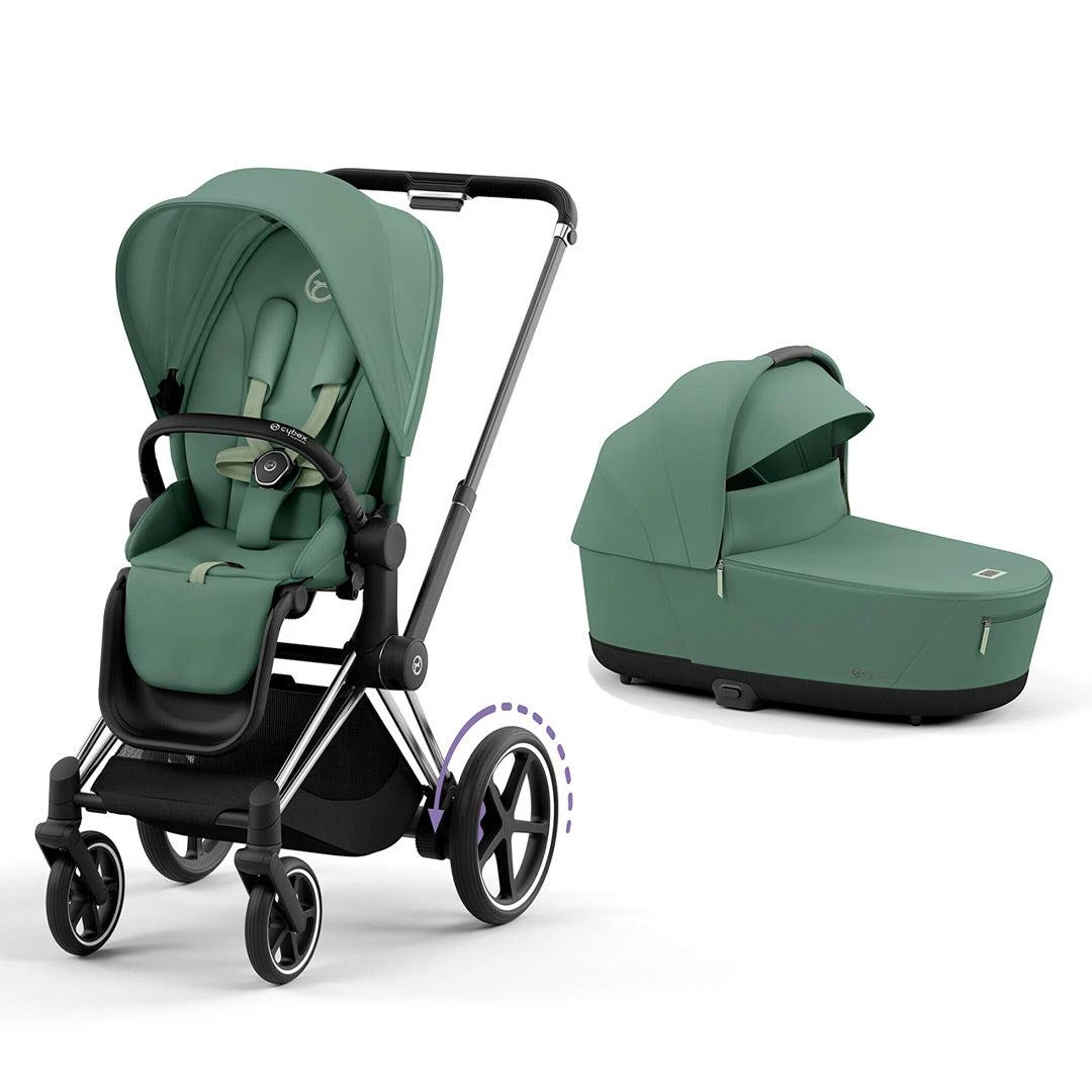 CYBEX E-Priam Pushchair - Leaf Green 12 CYBEX E-Priam Pushchair - Leaf Green - Image 10