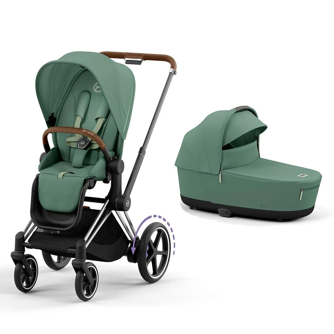 CYBEX E-Priam Pushchair - Leaf Green 13 CYBEX E-Priam Pushchair - Leaf Green - Image 11