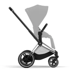 CYBEX E-Priam Frame + Seat Hardpart - Chrome Black (2022) -Cybex cybex epriam frame seat hardpart chrome black 2022 2