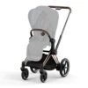CYBEX E-Priam Frame + Seat Hardpart - Rose Gold (2022) 1 CYBEX E-Priam Frame + Seat Hardpart - Rose Gold (2022) -Cybex cybex epriam frame seat hardpart rose gold 2022