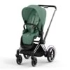 CYBEX E-Priam Pushchair - Leaf Green 1 CYBEX E-Priam Pushchair - Leaf Green -Cybex cybex epriam leaf green chrome black flat 7