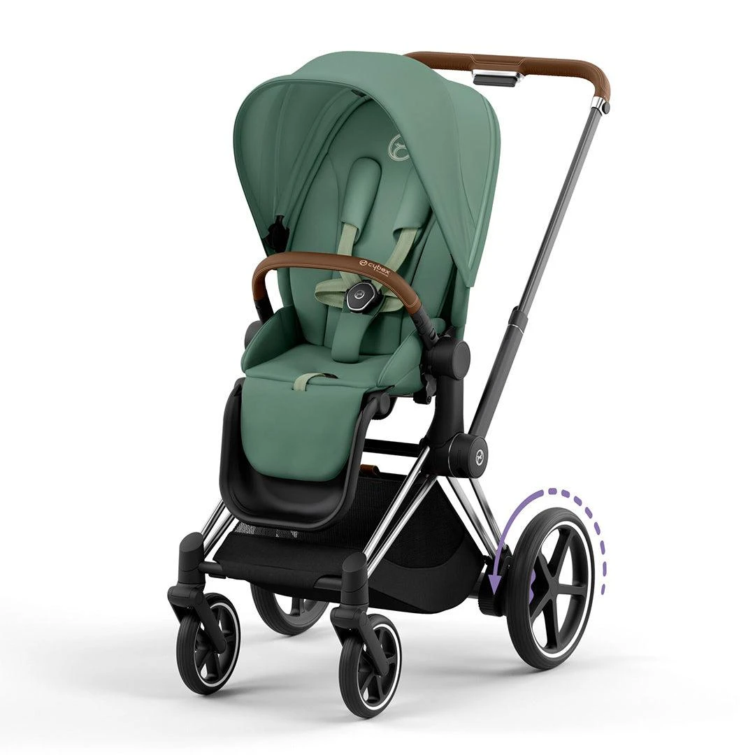 CYBEX E-Priam Pushchair - Leaf Green 4 CYBEX E-Priam Pushchair - Leaf Green - Image 2