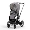 CYBEX E-Priam PLUS Pushchair - Manhattan Grey 2 CYBEX E-Priam PLUS Pushchair - Manhattan Grey -Cybex cybex epriam plus pushchair manhattan grey chrome black