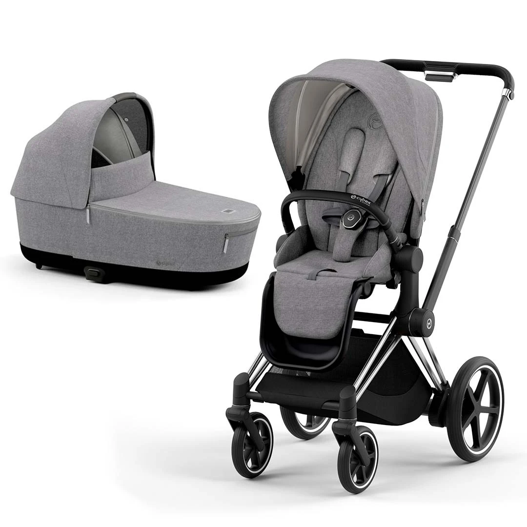 CYBEX E-Priam PLUS Pushchair - Manhattan Grey 8 CYBEX E-Priam PLUS Pushchair - Manhattan Grey - Image 6