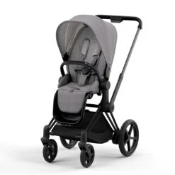 CYBEX E-Priam PLUS Pushchair - Manhattan Grey 16 CYBEX E-Priam PLUS Pushchair - Manhattan Grey -Cybex cybex epriam plus pushchair manhattan grey matt black