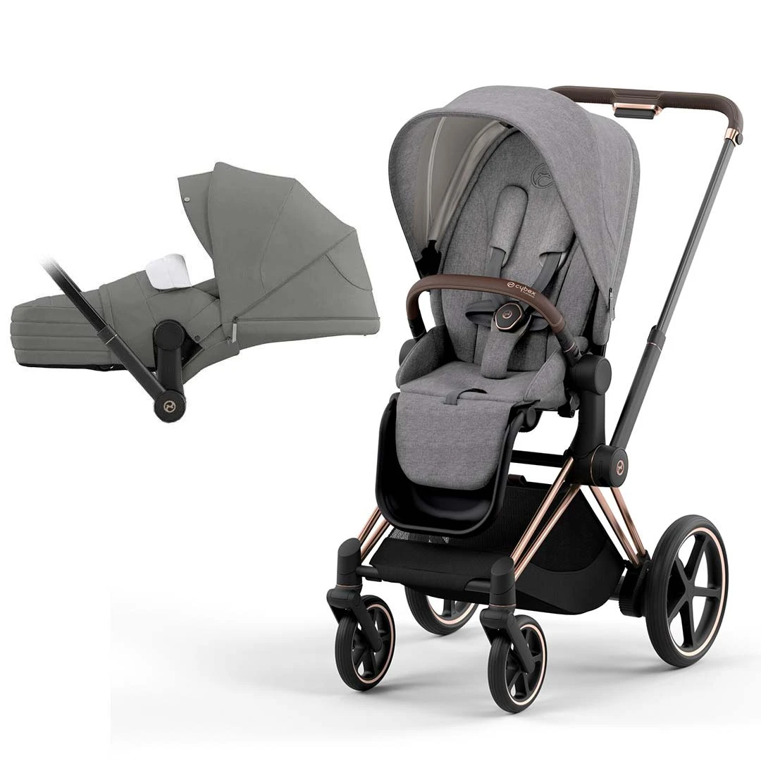 CYBEX E-Priam PLUS Pushchair - Manhattan Grey 13 CYBEX E-Priam PLUS Pushchair - Manhattan Grey - Image 11