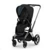 CYBEX E-Priam Pushchair - Deep Black (2022) 2 CYBEX E-Priam Pushchair - Deep Black (2022) -Cybex cybex epriam pushchair deep black chrome black no carrycot