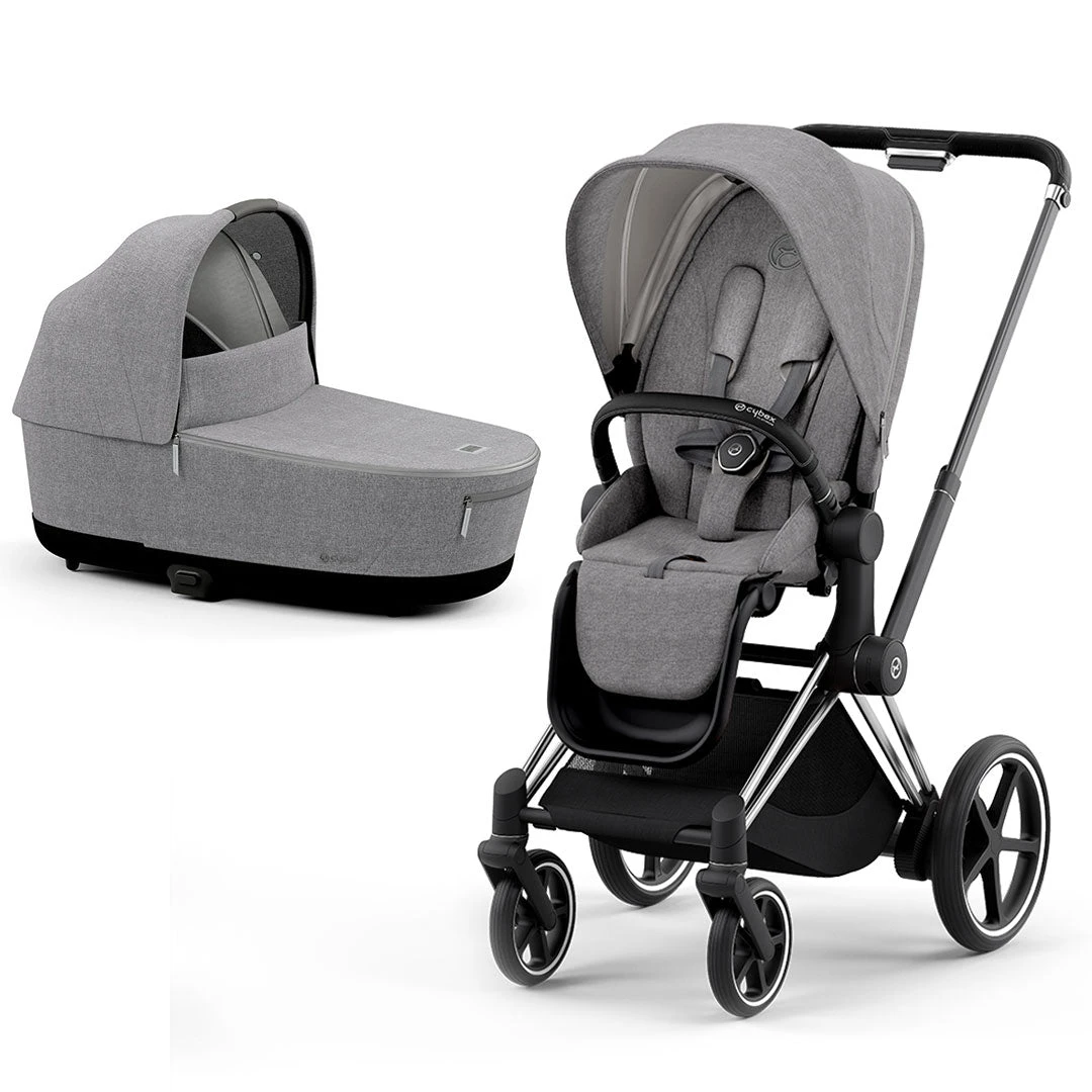 CYBEX E-Priam Pushchair Plus - Manhattan Grey (2022) 4 CYBEX E-Priam Pushchair Plus - Manhattan Grey (2022) - Image 2