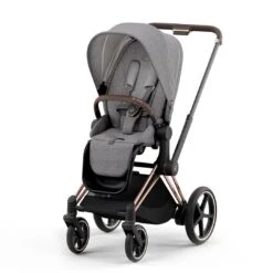 CYBEX E-Priam Pushchair Plus - Manhattan Grey (2022) 16 CYBEX E-Priam Pushchair Plus - Manhattan Grey (2022) -Cybex cybex epriam pushchair plus manhattan grey rose gold no carrycot