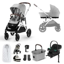 CYBEX Gazelle S Comfort Bundle - Lava Grey
