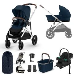 CYBEX Gazelle S Comfort Bundle - Ocean Blue