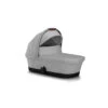 CYBEX Gazelle S Cot (2023) - Lava Grey -Cybex cybex gazelle cot s lava grey flat 7