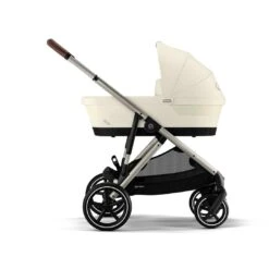CYBEX Gazelle S Cot (2023) - Seashell Beige 15 CYBEX Gazelle S Cot (2023) - Seashell Beige -Cybex cybex gazelle cot s seashell beige flat 3