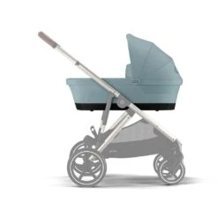 CYBEX Gazelle S Cot (2023) - Sky Blue -Cybex cybex gazelle cot s sky blue flat 4