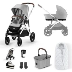 CYBEX Gazelle S Essential Bundle - Lava Grey