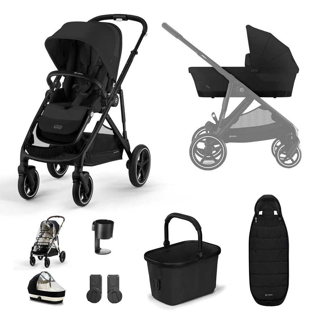 CYBEX Gazelle S Essential Bundle - Moon Black 4 CYBEX Gazelle S Essential Bundle - Moon Black - Image 2