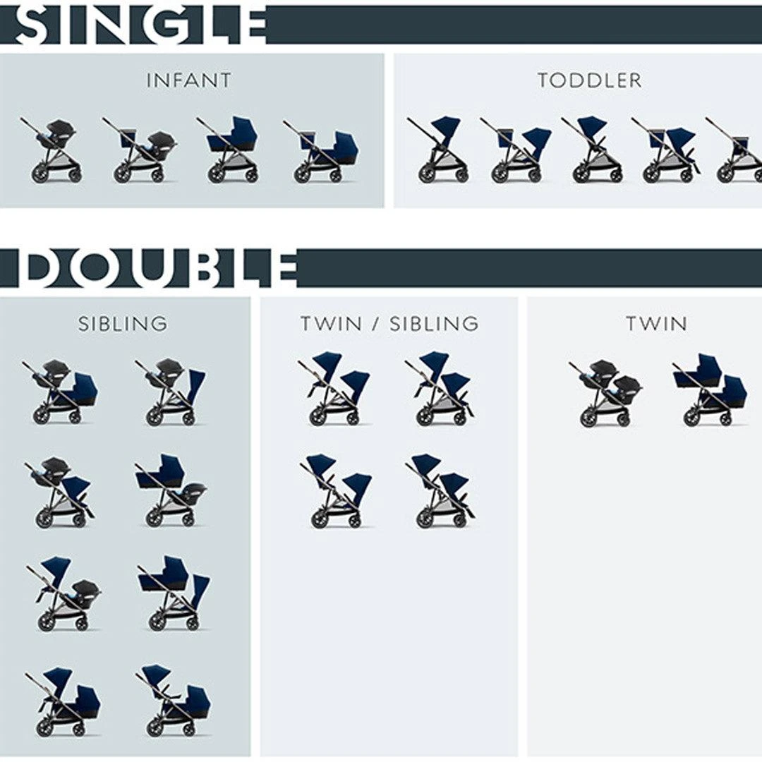 CYBEX Gazelle S Pushchair (2023) - Seashell Beige - Taupe 14 CYBEX Gazelle S Pushchair (2023) - Seashell Beige - Taupe - Image 12