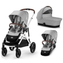 CYBEX Gazelle S Double Pushchair - Lava Grey 23 CYBEX Gazelle S Double Pushchair - Lava Grey -Cybex cybex gazelle s puchair lava grey double flat 3