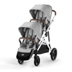 CYBEX Gazelle S Twin Pushchair - Lava Grey