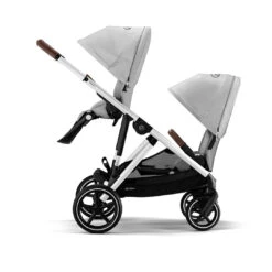 CYBEX Gazelle S Twin Pushchair - Lava Grey -Cybex cybex gazelle s puchair lava grey twin flat 4