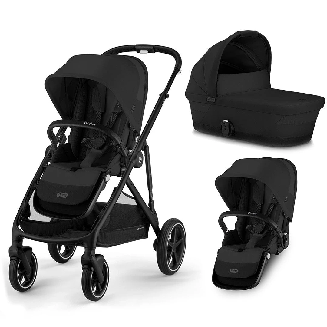 CYBEX Gazelle S Double Pushchair - Moon Black 8 CYBEX Gazelle S Double Pushchair - Moon Black - Image 6