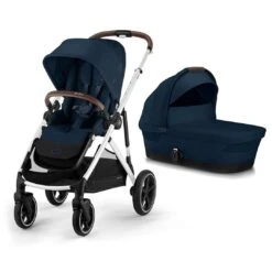 CYBEX Gazelle S Double Pushchair - Ocean Blue -Cybex cybex gazelle s puchair ocean blue carrycot 5d6780a4 fece 4730 bb07 9816bb922804