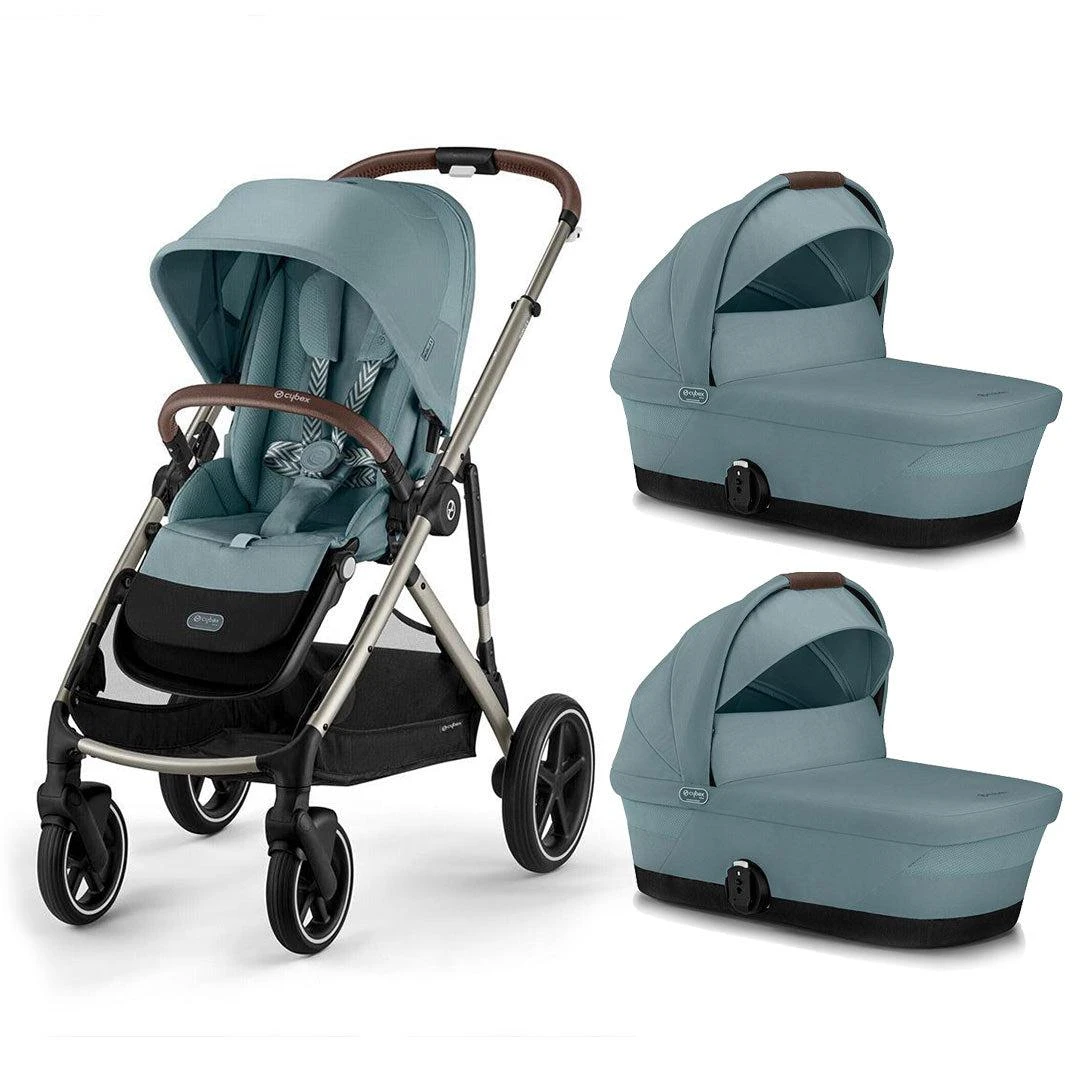 CYBEX Gazelle S Twin Pushchair - Sky Blue 7 CYBEX Gazelle S Twin Pushchair - Sky Blue - Image 5