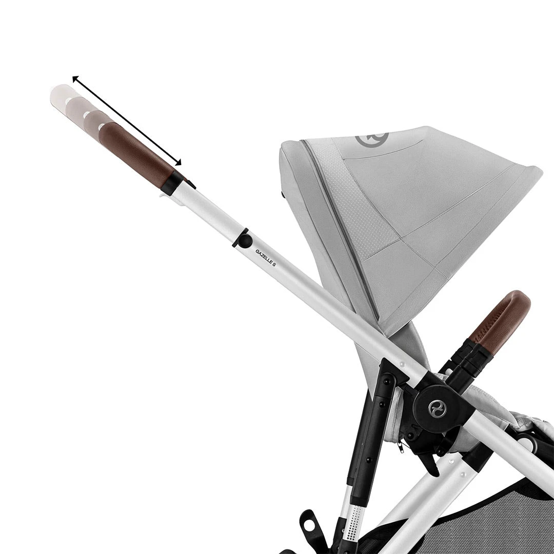 CYBEX Gazelle S Double Pushchair - Lava Grey 13 CYBEX Gazelle S Double Pushchair - Lava Grey - Image 11