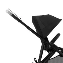 CYBEX Gazelle S Twin Pushchair - Moon Black -Cybex cybex gazelle s pushchair moon black flat 8388f95f b3ca 4fe8 ab0b 6e3d6c2c5ace