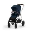 CYBEX Gazelle S Pushchair (2023) - Ocean Blue - Silver -Cybex cybex gazelle s pushchair ocean blue flat 5