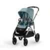 CYBEX Gazelle S Pushchair (2023) - Sky Blue - Taupe -Cybex cybex gazelle s pushchair sky blue flat