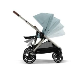 CYBEX Gazelle S Double Pushchair - Sky Blue -Cybex cybex gazelle s pushchair sky blue flat 5 9ae148c1 7d03 4cfb a5f1 76367f5afcb6