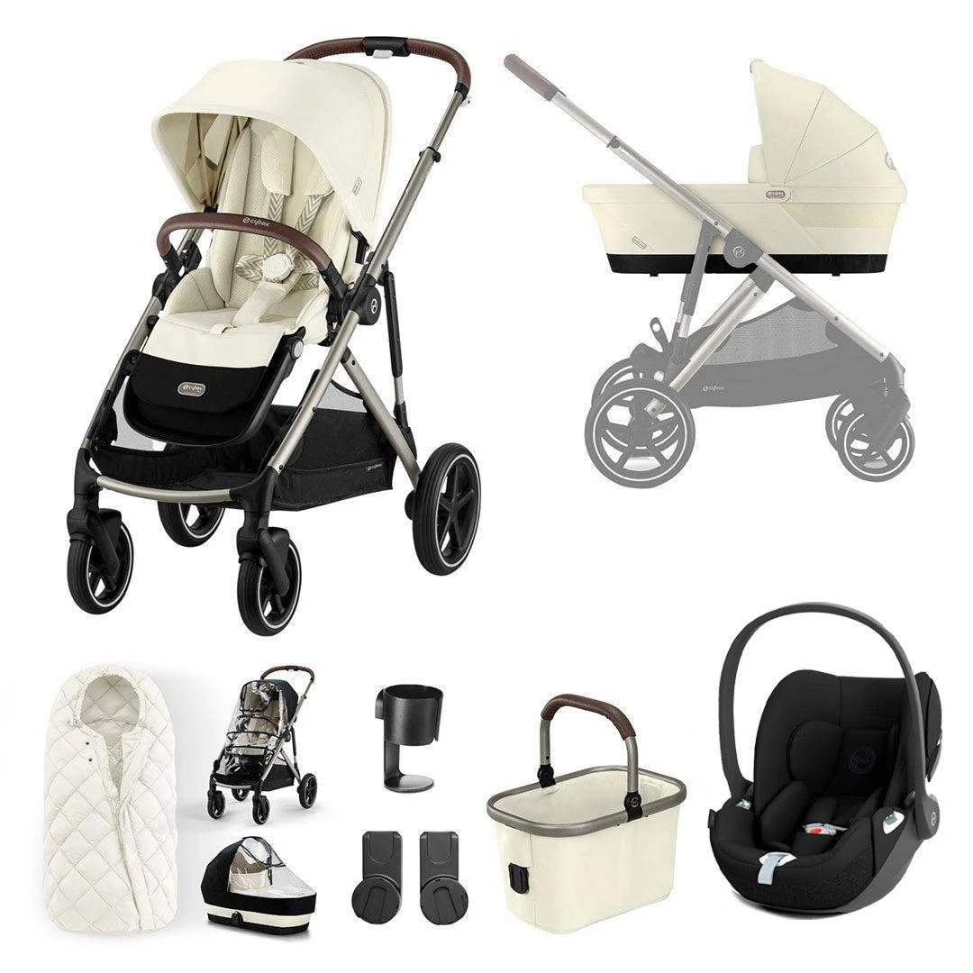 CYBEX Gazelle S + Cloud T Luxury Bundle - Seashell Beige 3 CYBEX Gazelle S + Cloud T Luxury Bundle - Seashell Beige