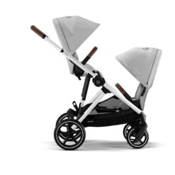 CYBEX Gazelle S Seat Unit (2023) - Lava Grey - Silver -Cybex cybex gazelle second seat lava grey flat 4